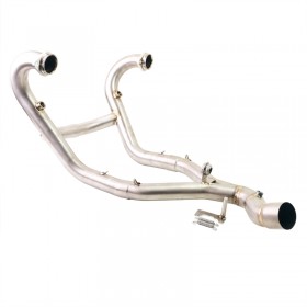 BMW R12 and R12 Nient Titanium exhaust manifold with visible welding without catalyst